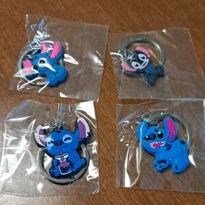Stitch  Keychains 4 Ct/ BUNDLE ONLY